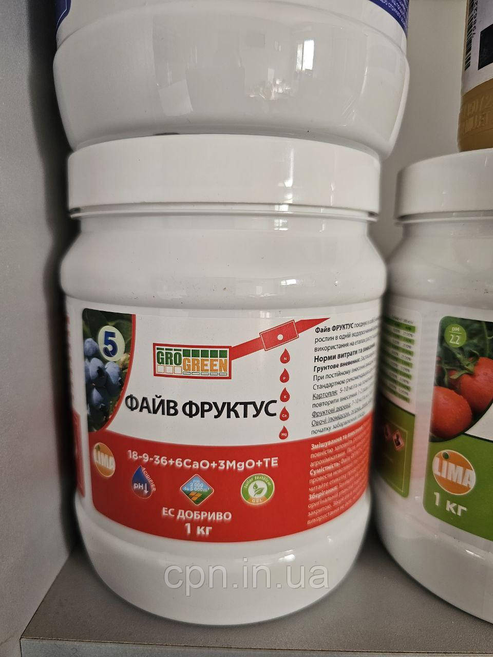 Добра: Файв Фруктус 18+9+36 (1кг)