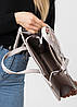 Сумка жіноча світло-сіра Polina сумка, фото 5