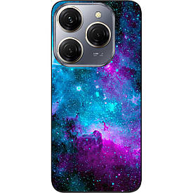 Чохол силіконовий Case для Tecno Spark 20 Pro (KJ6) з картинкою Космос