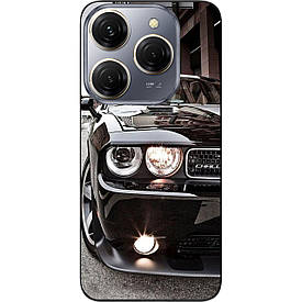 Бампер силіконовий Case для Tecno Spark 20 Pro (KJ6) з малюнком Авто