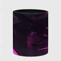 Чашка с принтом «Киберпространство» (цвет чашки на выбор)