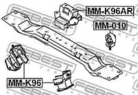 Опора двигателя / КПП MITSUBISHI L200 (K7_T, K6_T, K5_T) 1990-2011 г.