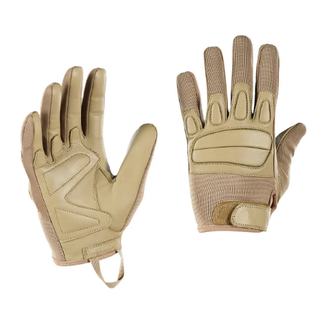Тактичні рукавички M-Tac Assault Tactical Mk.2 (L) Хакі, рукавички з натуральної шкіри KASPI
