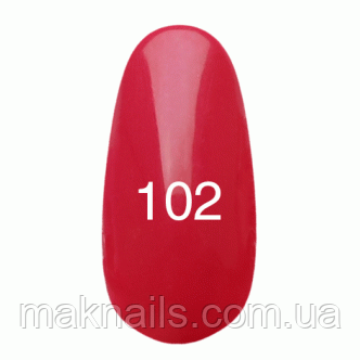 Гель лак № 102 (світло малиновий) 7 мл.