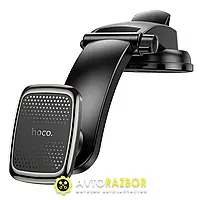 Тримач для мобільного HOCO CA107 Center console magnetic car holder Black Metal Gray