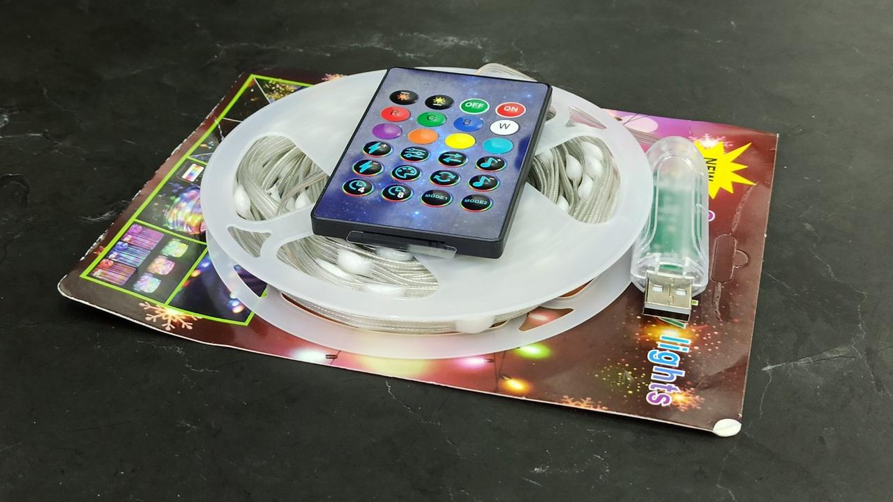 Світлодіодна казкова стрічка, розумна Bluetooth USB музична гірлянда, вулична гірлянда, декор для дому