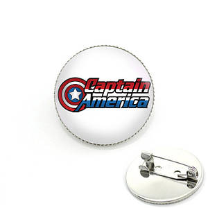 Значок Капітан Америка: Перший Месник "Лого" Marvel / Captain America: The First Avenger