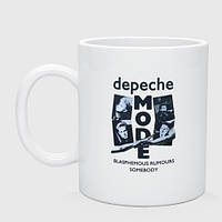 Чашка с принтом керамическая «Depeche Mode - Blasphemous rumours somebody»