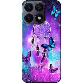 Чохол силіконовий Case для Honor X8a з картинкою Метелики та оберег