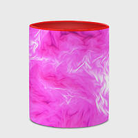 Чашка з принтом «Рожевий ніжний фон» (колір чашки на вибір)
