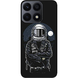 Чохол силіконовий Case для Honor X8a з картинкою Космонавт і місяць