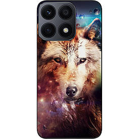 Чохол силіконовий Case для Honor X8a з картинкою Космічний вовк