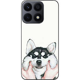Бампер силіконовий Case для Honor X8a з малюнком Хаскі