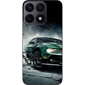 Бампер силіконовий Case для Honor X8a з малюнком Мустанг