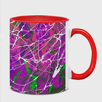 Чашка с принтом «Имитация камня - абстракция» (цвет чашки на выбор)
