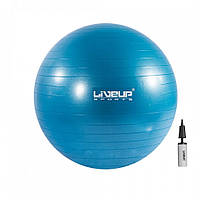 Фітбол ANTI-BURST BALL LiveUp LS3222-55b, (насос в комплекті), Time Toys