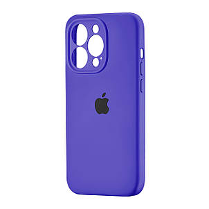 Чохол Silicone Case Square Protected Camera iPhone 15 Pro Deep Purple (22), фото 1