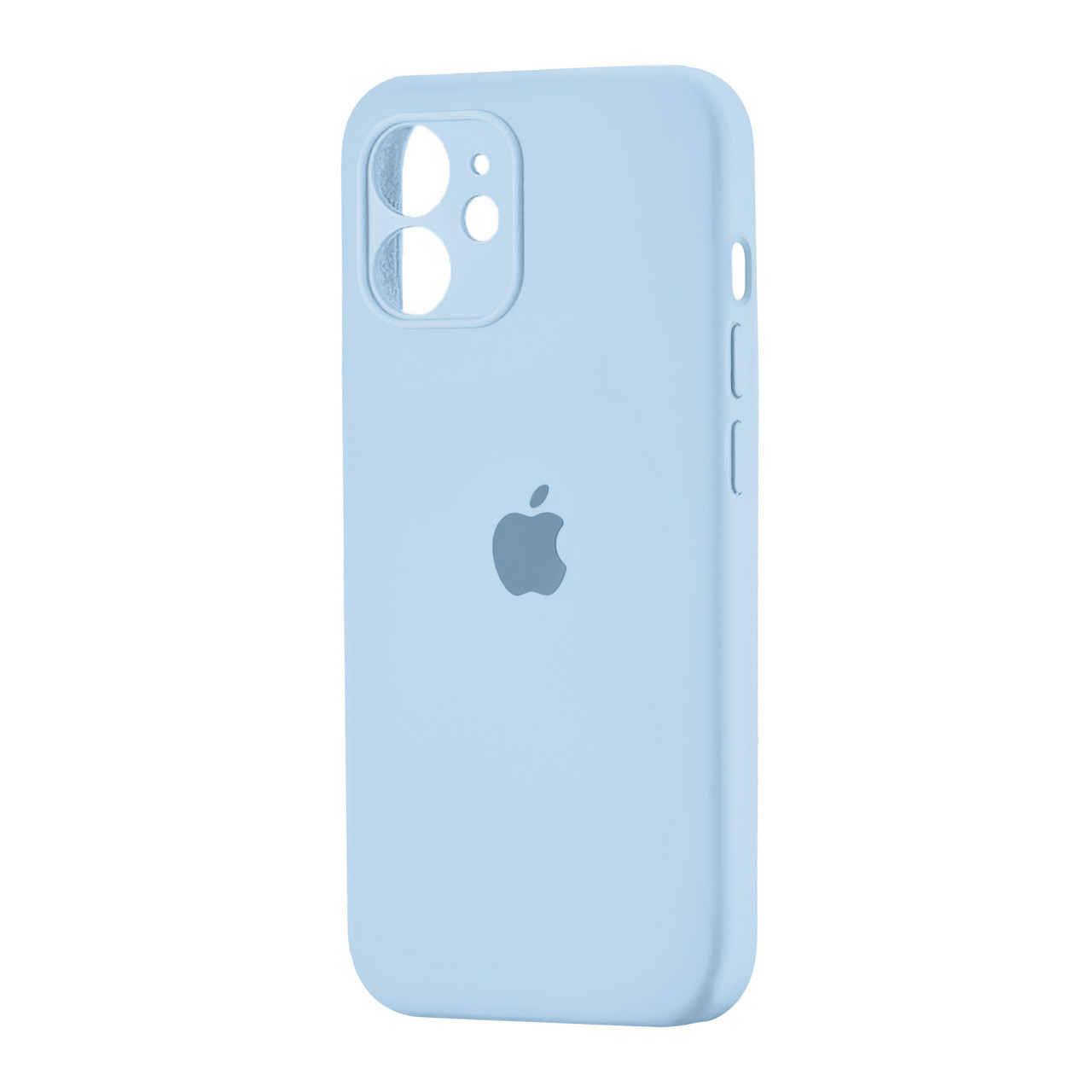 Чохол Silicone Case Square Protected Camera iPhone 12 Light Blue (27)