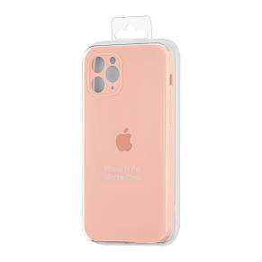 Чохол Silicone Case Square Protected Camera iPhone 11 Pro Grapefruit (37), фото 3