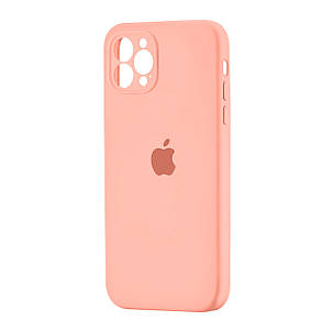Чохол Silicone Case Square Protected Camera iPhone 11 Pro Max Grapefruit (37), фото 1