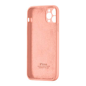 Чохол Silicone Case Square Protected Camera iPhone 11 Pro Max Grapefruit (37), фото 4