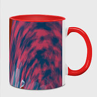 Чашка с принтом «Глиняные облака» (цвет чашки на выбор)