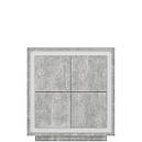 Комплект в вітальню (стенка в гостиную) з ЛДСП Антарес Gerbor Бетон ательєр/Німфея альба, фото 5