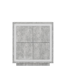 Комод у вітальню з ЛДСП KOM4D Антарес Gerbor Бетон ательєр/Німфея альба