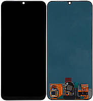Дисплей модуль тачскрин Huawei P Smart S/Y8p черный OLED оригинал переклеенное стекло