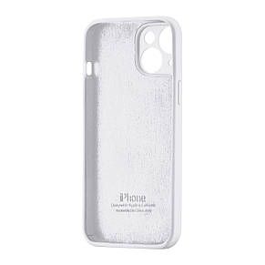 Чохол Silicone Case Square Protected Camera iPhone 15 White (8), фото 4