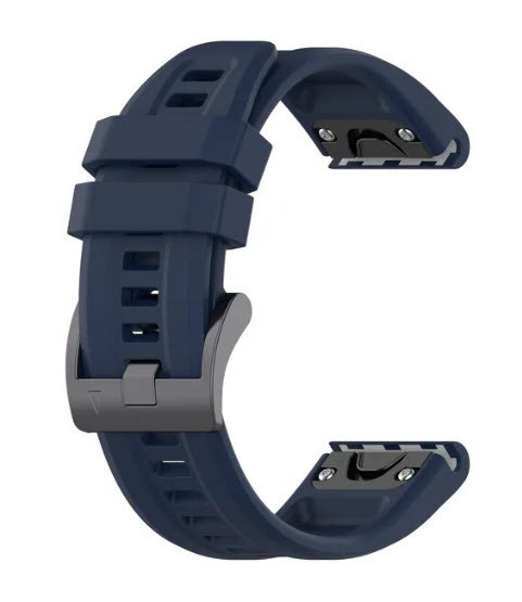 Ремінець для Garmin Fenix 5S, 5S+, 6S, 6S pro, 6S Sappphire (QuickFit, колір - темно-синій), фото 1