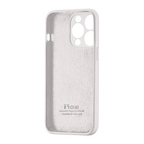 Чохол Silicone Case Square Protected Camera iPhone 15 Pro Rock Ash (9), фото 4