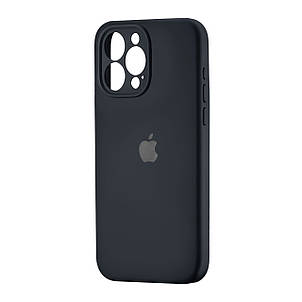 Чохол Silicone Case Square Protected Camera iPhone 15 Pro Max Black (14), фото 1