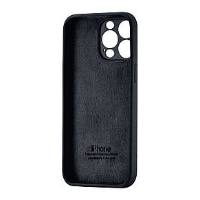 Чохол Silicone Case Square Protected Camera iPhone 15 Pro Max Black (14), фото 4