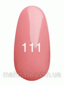 Гель-лак No111 (рожево-персиковий) 7 мл.