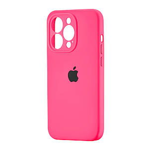 Чохол Silicone Case Square Protected Camera iPhone 15 Pro Shiny Pink (23), фото 1