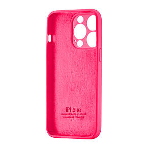 Чохол Silicone Case Square Protected Camera iPhone 15 Pro Shiny Pink (23), фото 4