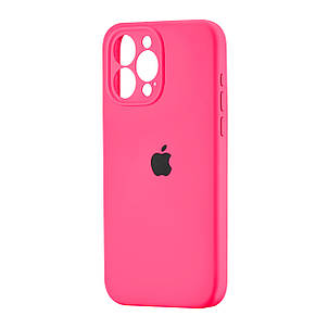 Чохол Silicone Case Square Protected Camera iPhone 15 Pro Max Shiny Pink (23), фото 1