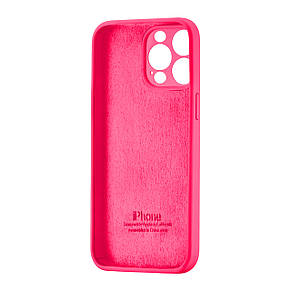 Чохол Silicone Case Square Protected Camera iPhone 15 Pro Max Shiny Pink (23), фото 4