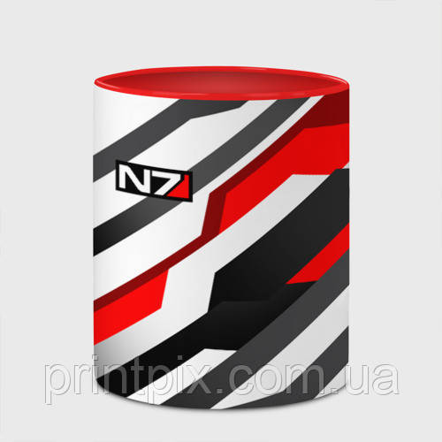 Чашка  Mass effect - white uniform n7 330 мл (цвет чашки на выбор), фото 1