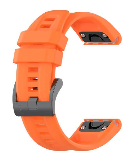 Ремінець для Garmin Fenix 5S, 5S+, 6S, 6S pro, 6S Sappphire (QuickFit, колір - помаранчевий)