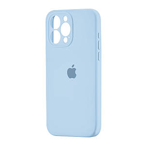 Чохол Silicone Case Square Protected Camera iPhone 15 Pro Max Light Blue (27), фото 1