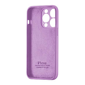 Чохол Silicone Case Square Protected Camera iPhone 15 Pro Grape (36), фото 4