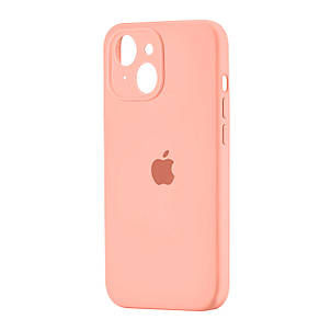 Чохол Silicone Case Square Protected Camera iPhone 15 Grapefruit (37), фото 1