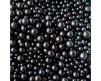Посыпка мягкая сахарная черная шарики микс 2-10мм