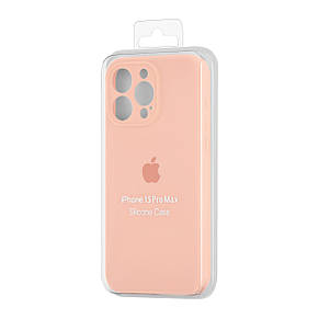Чохол Silicone Case Square Protected Camera iPhone 15 Pro Max Grapefruit (37), фото 3