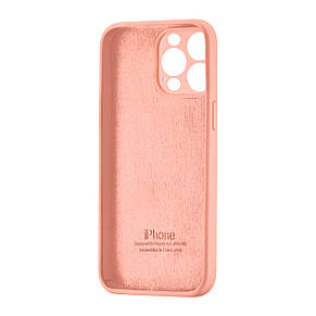 Чохол Silicone Case Square Protected Camera iPhone 15 Pro Max Grapefruit (37), фото 4