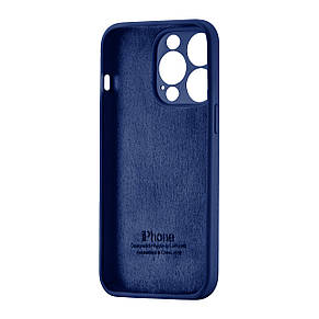 Чохол Silicone Case Square Protected Camera iPhone 15 Pro Wave Blue (39), фото 4
