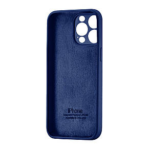 Чохол Silicone Case Square Protected Camera iPhone 15 Pro Max Wave Blue (39), фото 4