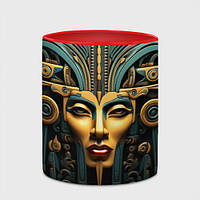 Чашка с принтом «Египетские фараоны» (цвет чашки на выбор)